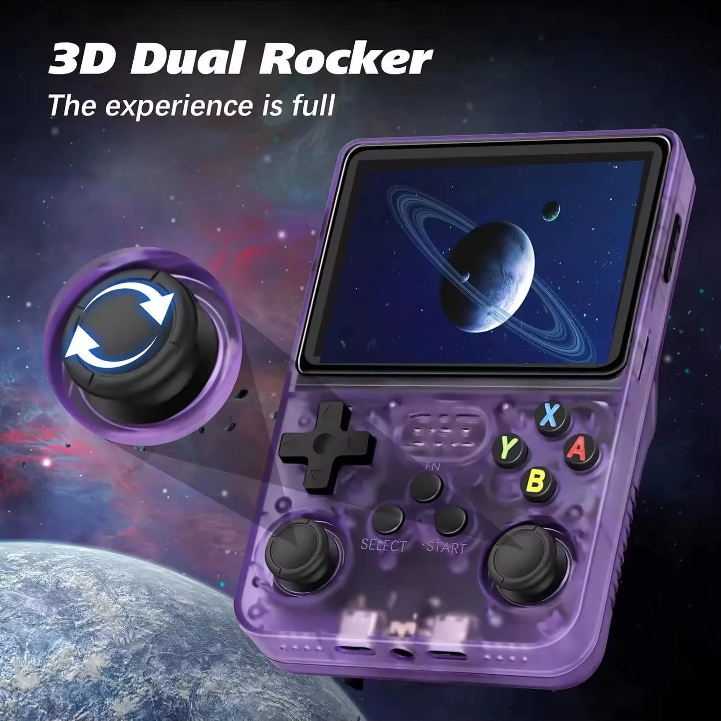 BOYHOM NEW R36S Retro Video Game Console Linux System 3.5 Inch IPS Screen Portable Pocket Player 64GB 128G Games best Kids gifts