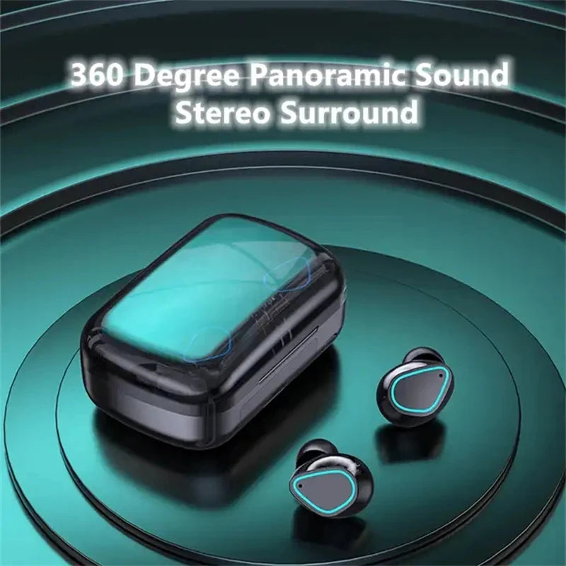 Wireless Bluetooth Headphones TWS Headsets With Mic Stereo Sport In-ear Earphone Touch Control Long Standby HD Call Earbuds Game