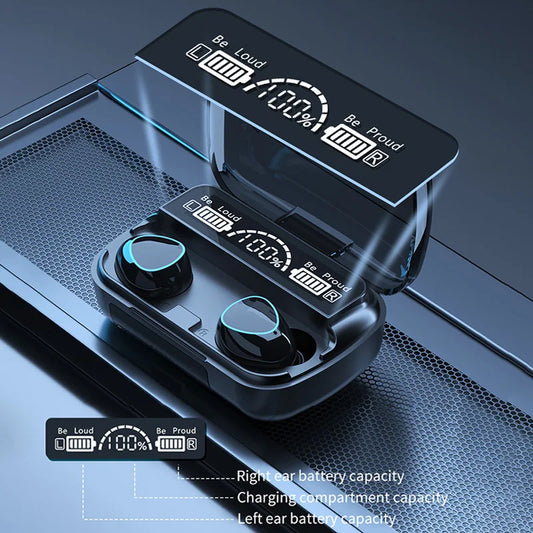 2025 Original Headphones Bluetooth Wireless Earpods Sports Stereo Noise Canceling Earphones Microphone Speaker Gaming Headset