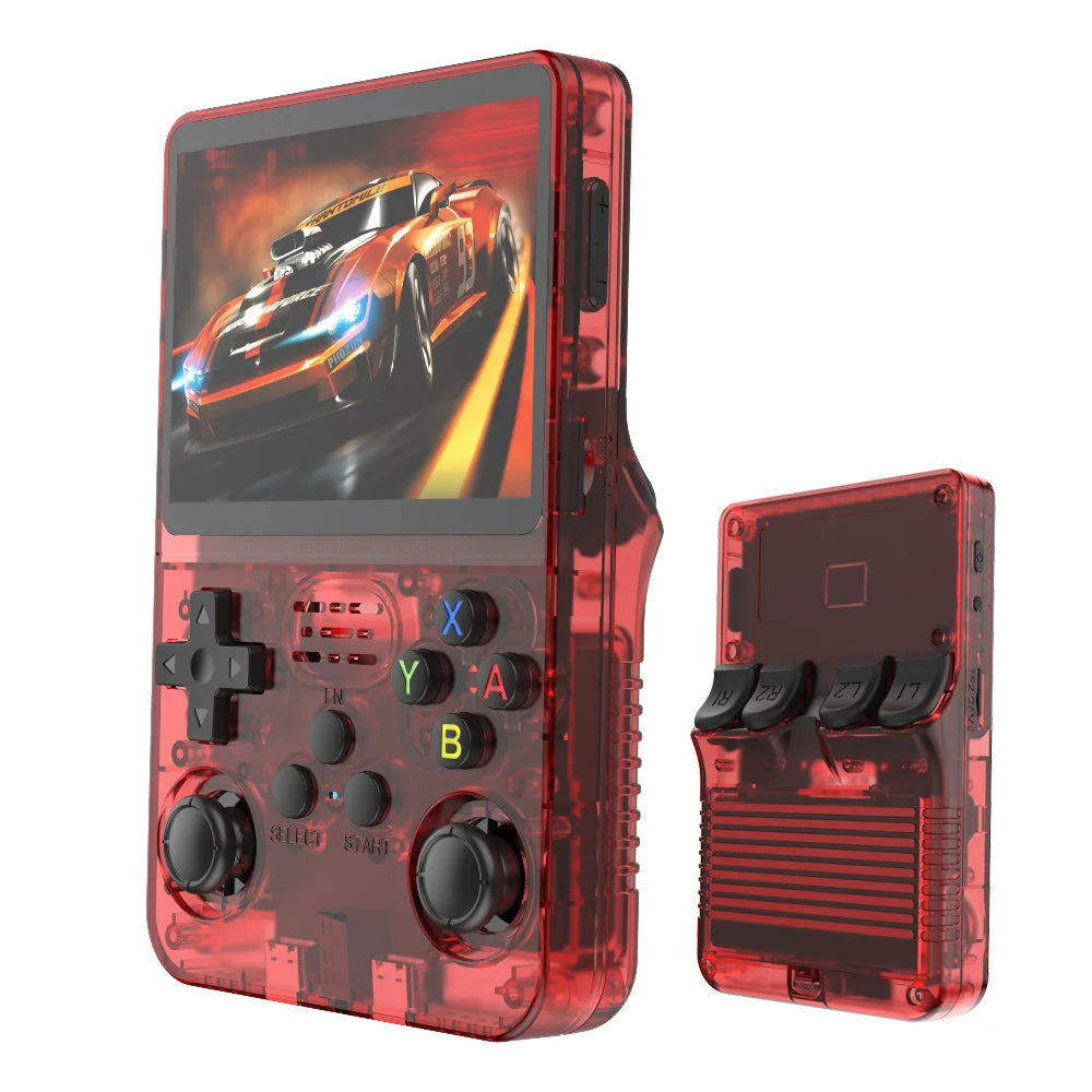 BOYHOM NEW R36S Retro Video Game Console Linux System 3.5 Inch IPS Screen Portable Pocket Player 64GB 128G Games best Kids gifts