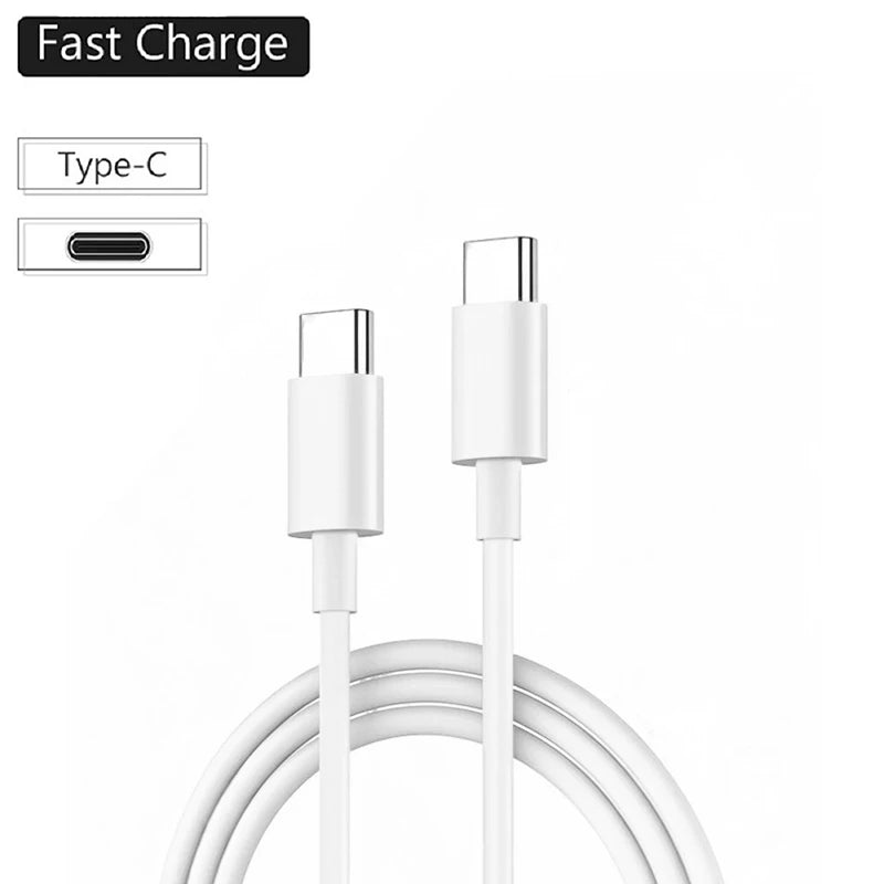 PD 60W Type C to Type C Cable For IPhone 15 16 Fast Charging For Samsung Xiaomi Huawei Type C Data  phone Accessories 1M 2M 3M