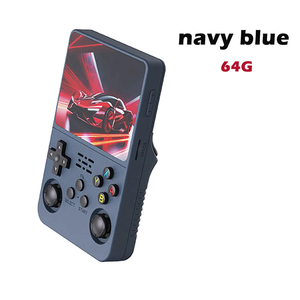 128G R36S Retro Handheld Video Game Console Linux System 3.5 Inch IPS Screen R35s Pro Portable Pocket Video Player 64GB Games