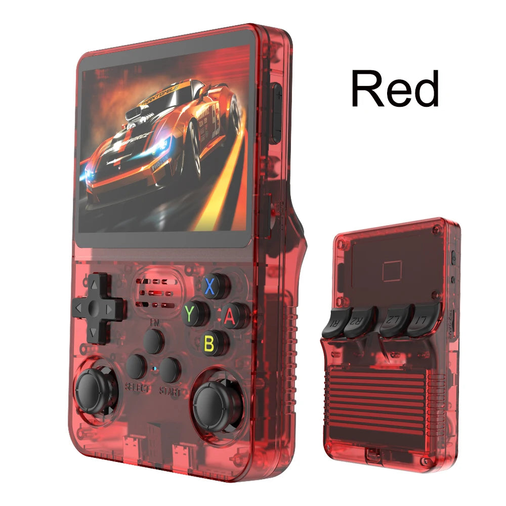 BOYHOM NEW R36S Retro Video Game Console Linux System 3.5 Inch IPS Screen Portable Pocket Player 64GB 128G Games best Kids gifts