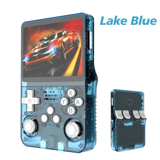 Open Source R36S Retro Handheld Video Game Console Linux System 3.5 Inch IPS Screen Portable Pocket Video Player R35S 64GB Games