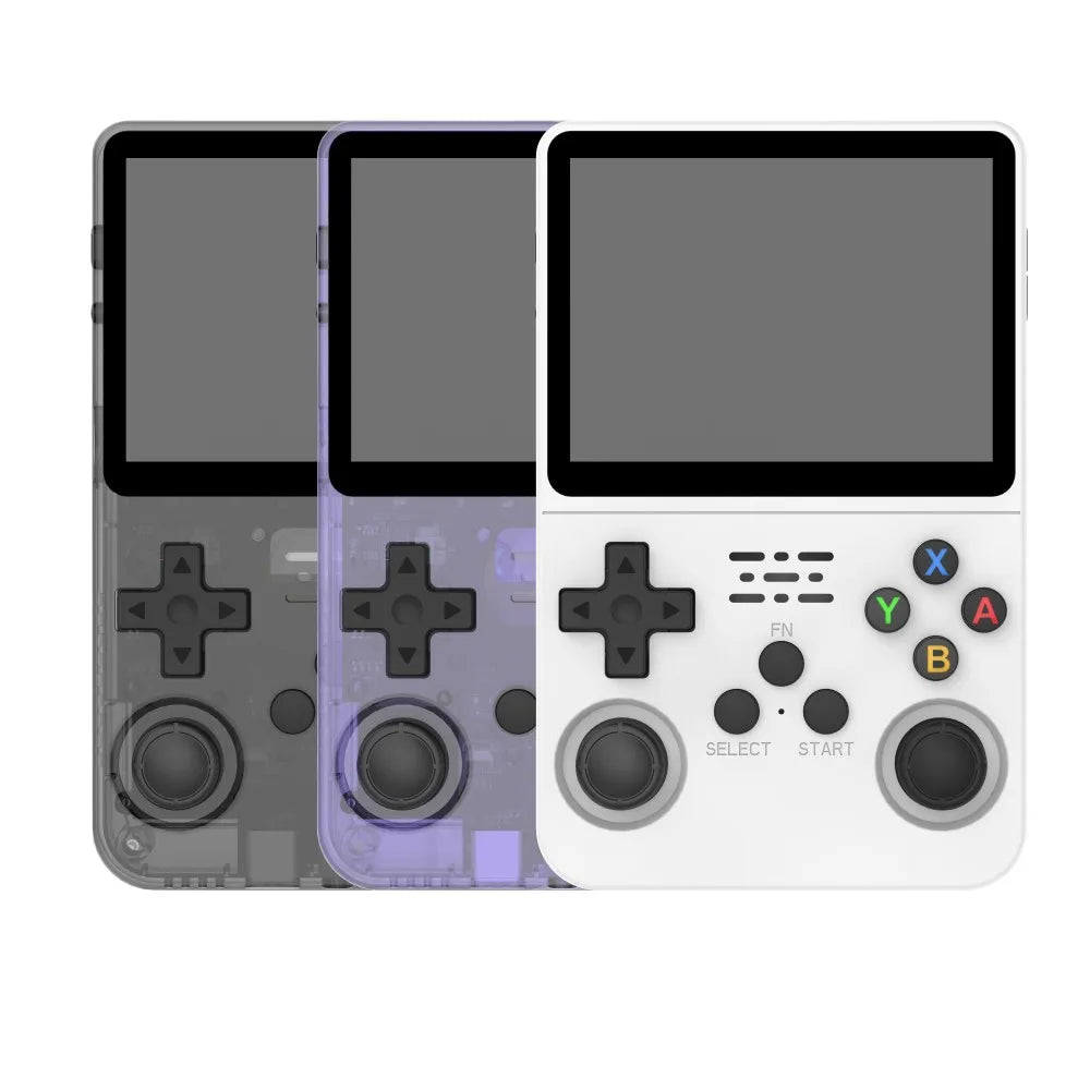 128G Open Source R36S Video Game Console Linux System 3.5 Inch IPS Screen Orange Portable Pocket Video Player 64GG best Games