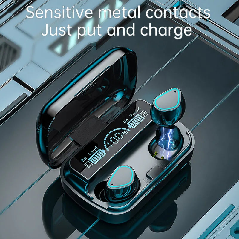 Wireless Bluetooth Headphones TWS Headsets With Mic Stereo Sport In-ear Earphone Touch Control Long Standby HD Call Earbuds Game