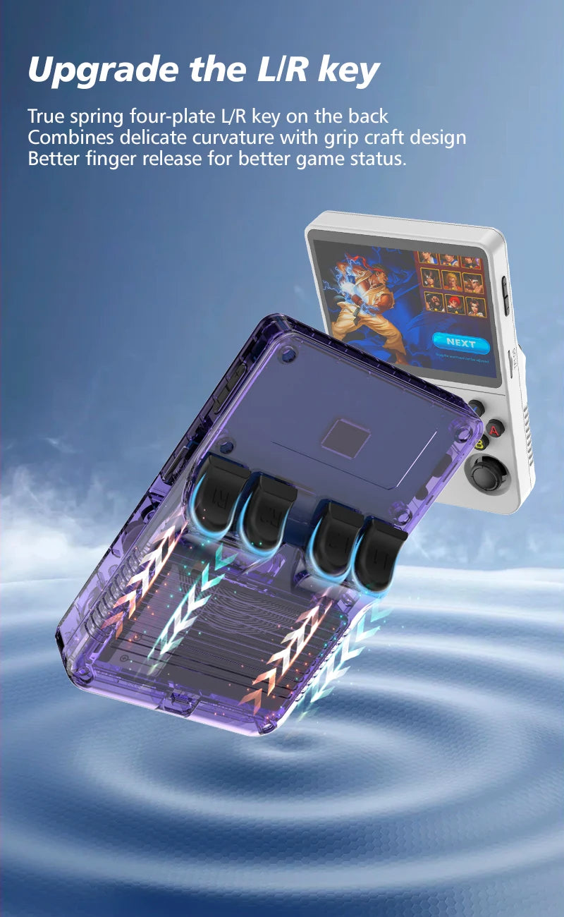 R36S new retro game console 3.5-inch Linux open-source system portable handheld game console with 128GB large memory