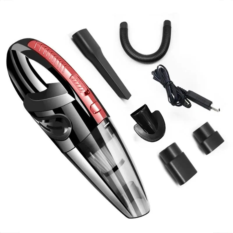 Vacuum Cordless Powerful Cyclone Suction Portable 120W Rechargeable Car Vacuum Cleaner Handheld Quick Charge for  Home Pet Hair