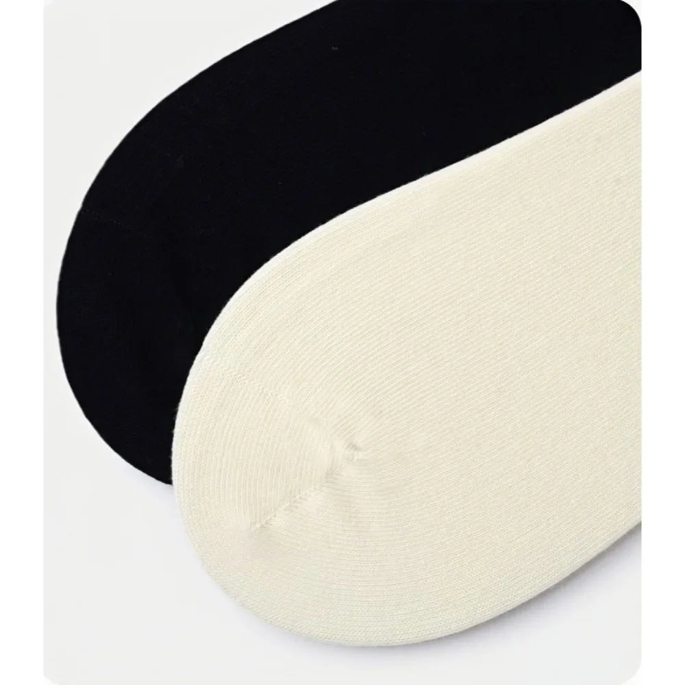 1/4 Pairs Men's and women's casual socks, asymmetrical niche mid length socks,  Japanese socks, couple sports socks