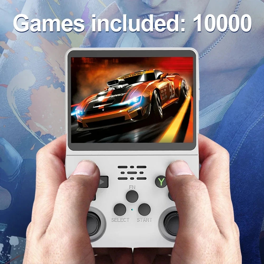 Open Source R36S Retro Handheld Video Game Console Linux System 3.5 Inch IPS Screen Portable Pocket Video Player 64GB Games