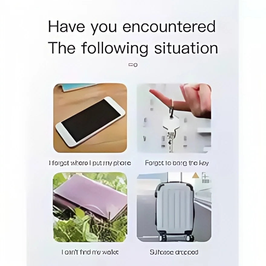 Mini GPS Tracker for Keys, Wallet & Child – Bluetooth Anti-Lost Alarm, |Realtime Tracking & Waterproof Design